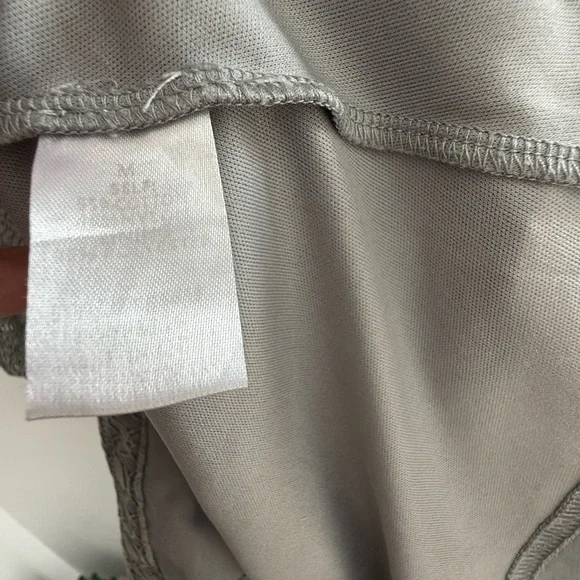 Lace Button-Front Midi Dress in Blue Grey | Polagram Dress size Medium - Picture 4 of 7